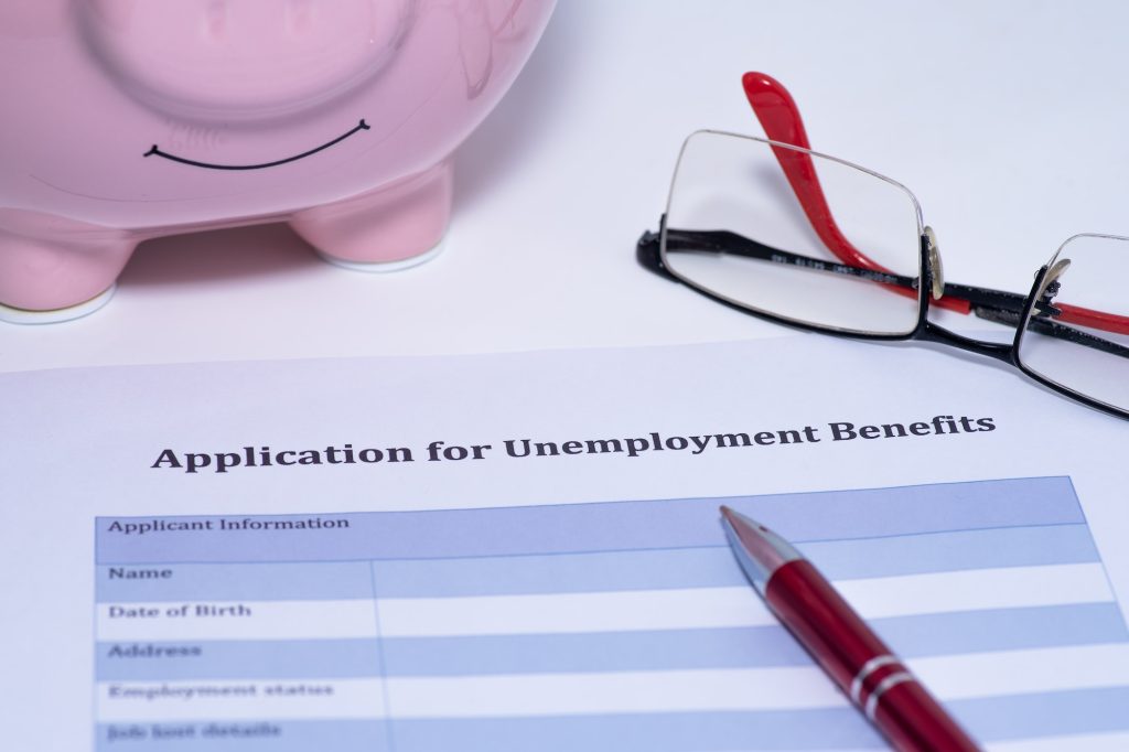 Application for unemployment benefits